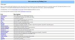 Desktop Screenshot of lists.osmocom.org
