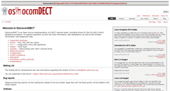 Desktop Screenshot of dect.osmocom.org
