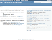 Tablet Screenshot of osmocom.org